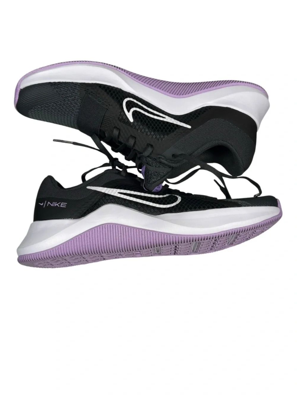NWOTOB Nike MC Trainer 2 Black Viotech Purple Training Shoes Size 8 - Picture 9 of 9